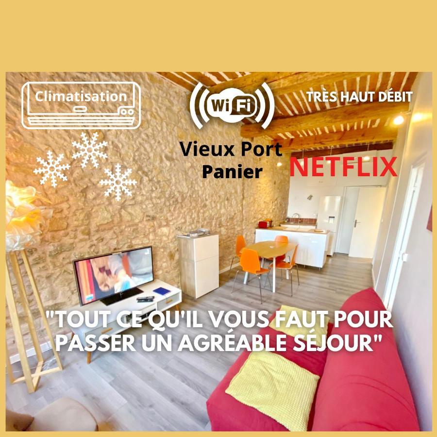 Vieux Port Proximite Panier Clim Central Cachet 마르세유 외부 사진